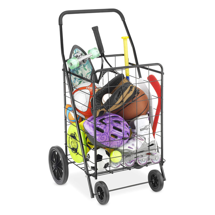 EDCR Deluxe Utility Cart, Extra Large, Black Wayfair